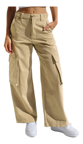 Pantalones Cargo Para Mujer, Pantalones Tipo Jogger De Perne