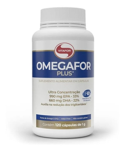 Omegafor Plus 120 Caps ( Epa 990 Mg / Dha 660 Mg ) Vitafor 