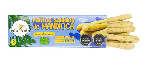 Palitos De Mandioca, Snack Sin Gluten Boa Vida Varios Sabore