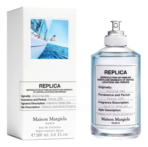 Replica Sailing Day Eau De Toilette 100ml Maison Martin Margiela Paris Perfume Importado Unisex Compartilhável Unissex Novo Original Caixa Lacrada