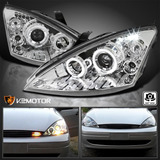 Ford Focus 2002-2004 Par De Faros Projector Cromados