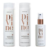 Divine Shampoo E Condicionador + Mascara Liquida - Brae