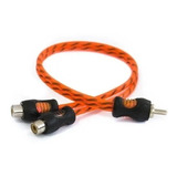 Cabo Y Rca Kx3 Injetado Laranja 2f 1m Laranja Som