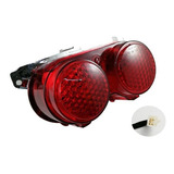 Calavera Yamaha Bws125 Roja 12 Vcc