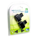 Extensor Alargue De Hdtv Macho Hembra Hdmi Para Rj45