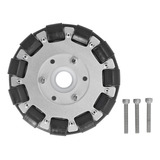 Rodillos De Rodamiento De Aluminio Dobles Robot Omni Wheel D