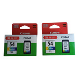 Pack 2 Tintas Canon Cl- 54xl Genuina E401/e402/e461/e471/481