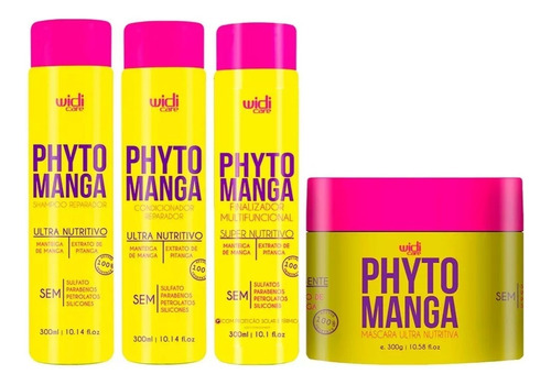 Kit Phytomanga - Sh + Cond + Finalizador + Máscara 500g