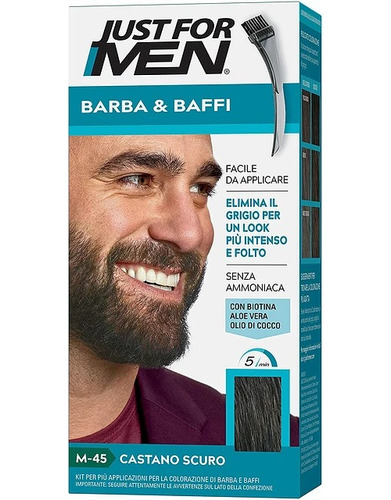 Just For Men Barba Y Bigote Tintura Para Hombres Castaño 