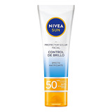 Nivea Sun Protector Solar Facial Control De Brillo 50 Ml Efe