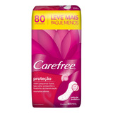 Protetor De Calcinha Com Fragrância 80 Unidades Carefree Proteção