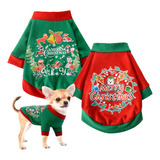 Camisa De Navidad Para Perros Pequeos, Ropa Para Perros Pequ
