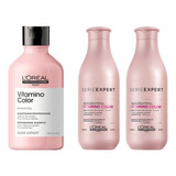 Shampoo + Regalo 2 Acondicionadores Vitamino Color Loreal