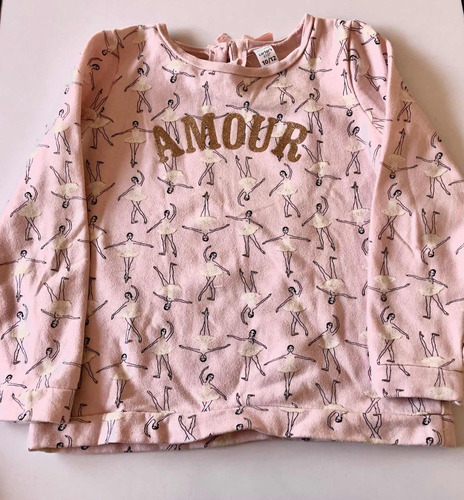 Sudadera Niña Carters Estampado Bailarinas Talla 10 Usada 