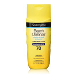 2x Protetor Solar Neutrogena Beach Defense Resist Agua 70fps