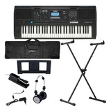 Teclado Yamaha Arranjador Psr E473 + Kit