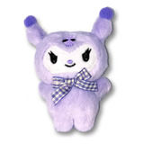 Llavero De Peluche De Kuromi Sanrio