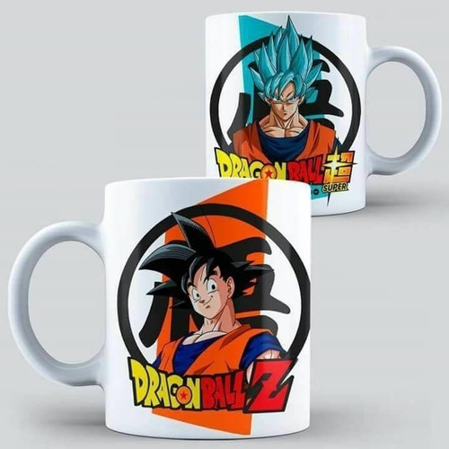 Plantillas Sublimación Tazas Dragon Ball #1 | Editables Psd