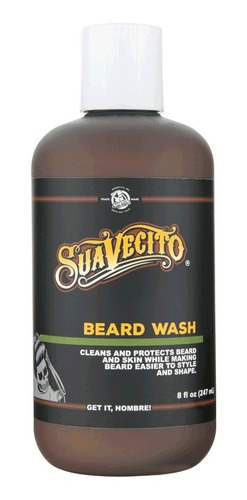 Suavecito Pomade ® Shampoo Fresco De Menta Para Barba 247ml