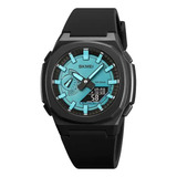 Reloj Skmei 2091 Deportivo Digital Agujas Sumergible Celes