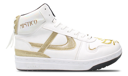 Tenis Panam Sneakers Bota Tepoz Místico Cmll Hombre \u002F Mujer Blanco Edición  Especial Ajuste Cordones | Meses sin interés