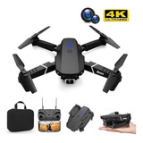 E88 Rc Drone 4k Quadcopter Plegable De Doble Cámara