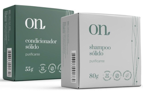 Shampoo E Condicionador Sólido Vegano Purificante - Suavetex