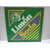 Letrero Cartel Antiguo, Limon Soda Canada Dry
