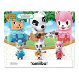 Nintendo Amiibo - Travesía De Animales (3 Unidades)