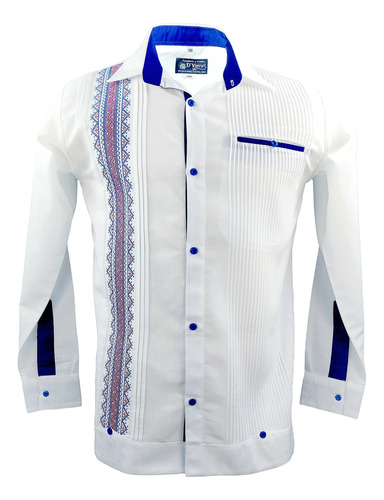 Guayabera Bordada Lino, 100% Yucateca ¡somos Fabricantes! 