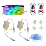 Kit Manguera 30 Metros 50/50 Rgb Ip65 1 Pieza 85 A 265v