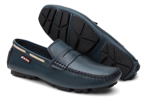  Mocassim Drive Masculino Em Couro Legitimo Frete Grátis