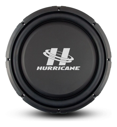 Subwoofer Slim Hurricane Shallow Ss 10 Pol. 250w Rms Cor Preto