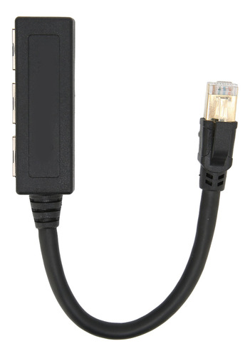 Extensión De Cable Adaptador Ethernet Rj45 De 1 A 3 Puertos