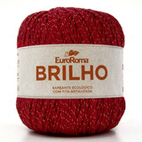 Barbante Euroroma Brilho Ouro 400g 1000 Vermelho