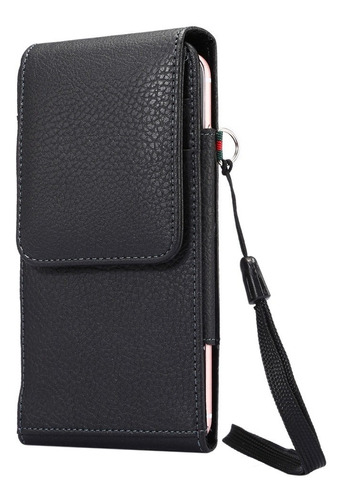 Capa Premium Couro Porta Cartão Cinto Galaxy S10 Plus S9+