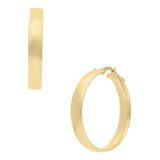 Arracadas Bizzarro Oro Amarillo Redonda Plana 14k-or40625y