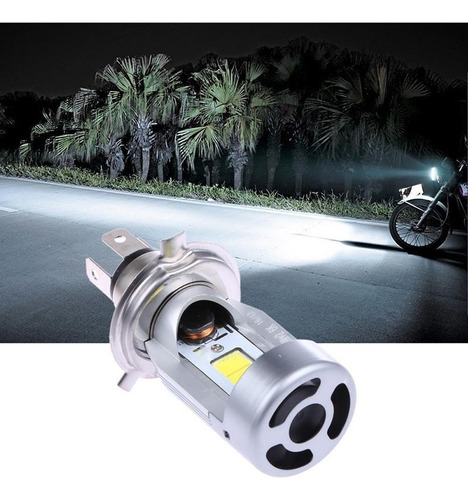 H4 Led Faro De La Motocicleta H4 Bombillas Moto Luz 12v-80v