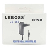 Fonte De Alimentação Leboss 12v 3a P4 Diversos