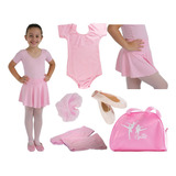 Roupa  De Ballet Conjunto Balé Com Bolsa Linda Bailarina