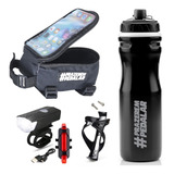 Bolsa Porta Celular Bike Farol Lanterna Garrafinha Suporte