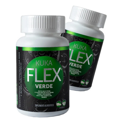 KukaFlex Verde Kit de 2 Frascos con 30 Tabletas c\u002Fu Apoyo Articular Diario | Meses sin interés