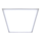 Panel Led Illux Tl-1040 Cuadrado 60x60 40w Plafón Tipo Galleta Slim Color Luz De Día