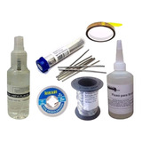 Kit Salva Chip Malha Fluxo Dessolda Estanho Kapton Smd