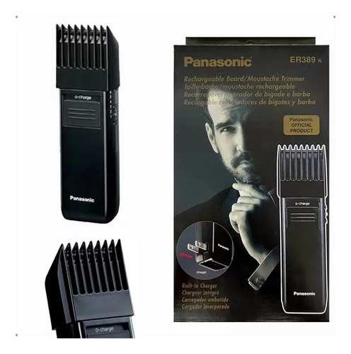Máquina Panasonic Er389 Aparador Pelos Barba Bigode Pezinho 