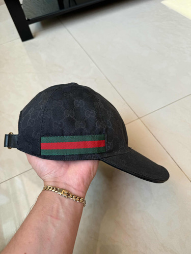 Gorra Gucci Monogram Clásica Negra Talla S