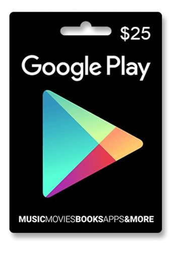 Tarjeta Google Play U$25 Usa | Entrega Inmediata - Gamer24hs