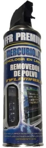 Aire Comprimido 440ml Mercurio Alta Presión Premium