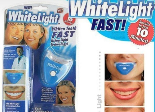 Kit Blanqueamiento Dental Lampara White Light Diente Blancos