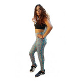 Leggins Malla Con Top Ejercicio Gym Mujer Fytness 